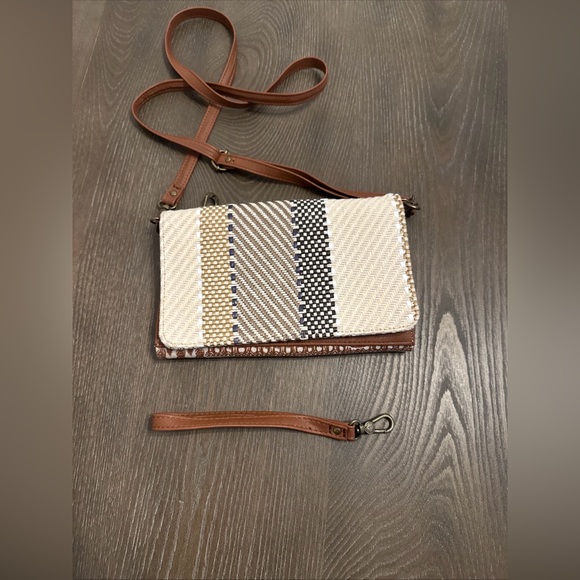Sakroots Handbags - Sakroots Marin Crossbody Bag Woven Straw‎ Boho Cottage Core EUC